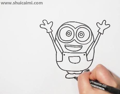 畫神偷奶爸小黃人主題簡(jiǎn)筆畫