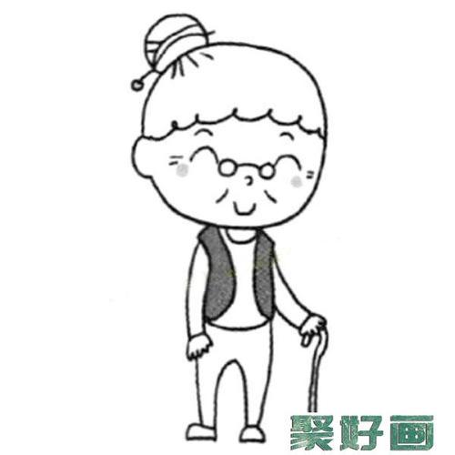 畫姥姥簡(jiǎn)筆畫中班